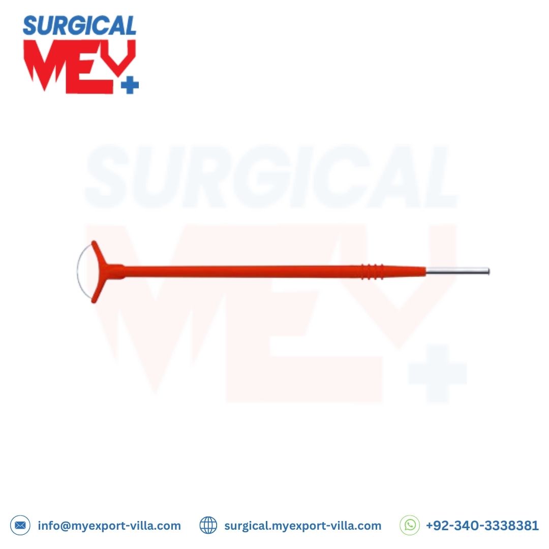 Tungsten Round Loop 20x10mm with 2.4mm Shaft - Precision Surgical Tool