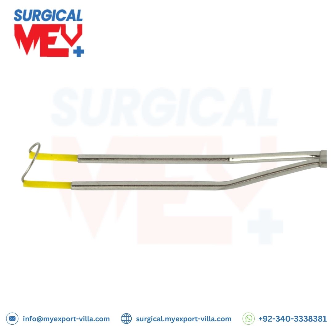 Single stem monopolar long cutting loop electrode designed for precision in electrosurgical procedures. Durable construction ensures effective performance in medical applications.