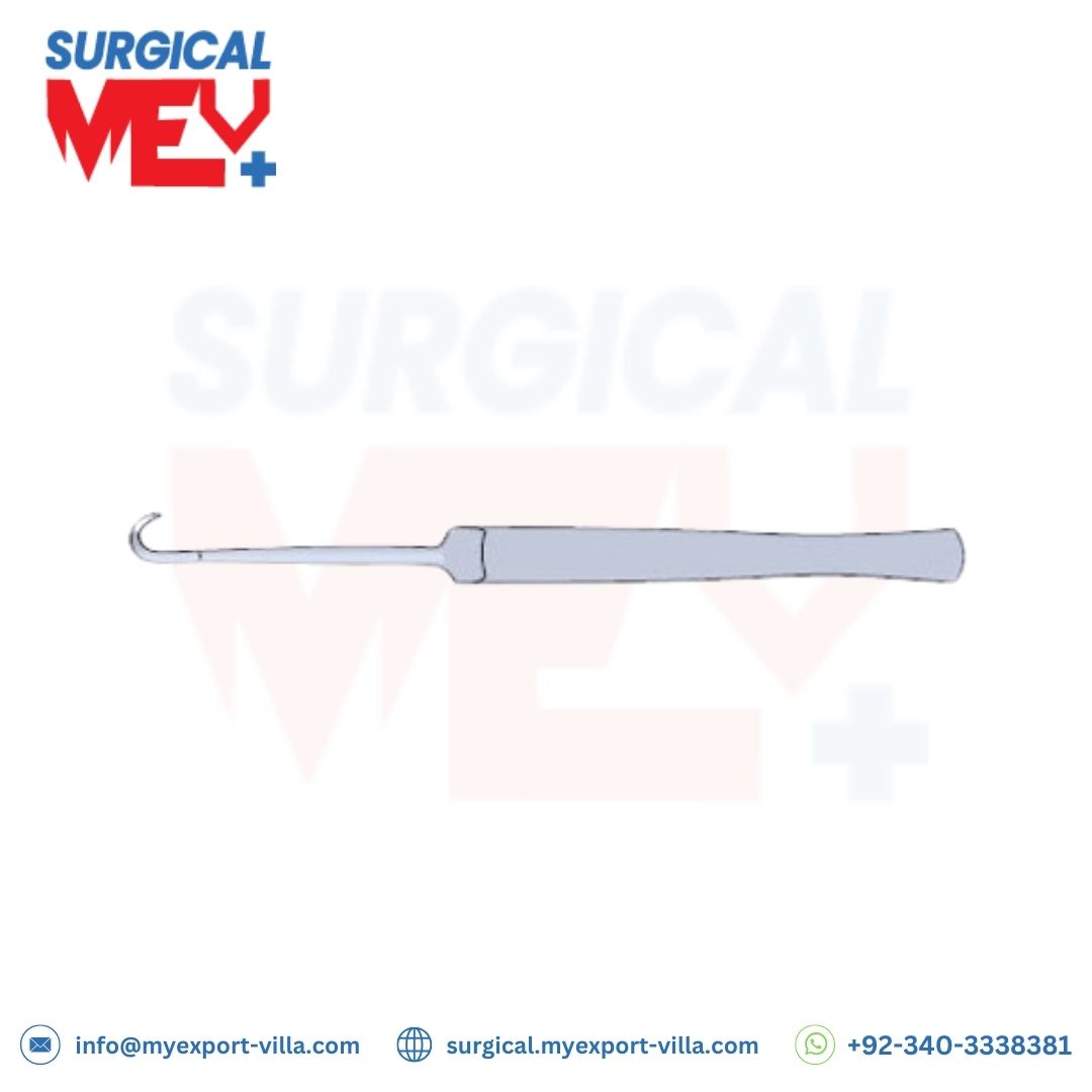 Tracheal Hook Single Sharp 165mm - Precision Surgical Instrument